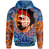 Australia Custom Hoodie - Indigenous Man and Sea