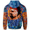 Australia Custom Hoodie - Indigenous Man and Sea