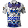 Australia City of Canterbury Bankstown Custom Polo Shirt - Indigenous Super Doggies Scratch Style