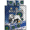 Canterbury-Bankstown Bulldogs Quilt Bed Set - Custom Indigenous Canterbury-Bankstown Bulldogs Quilt Bed Set