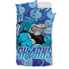 Cronulla-Sutherland Sharks Bedding Set - Custom Sutherland Cronulla-Sutherland Sharks Bedding Set