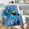 Cronulla-Sutherland Sharks Blanket - Custom Cronulla-Sutherland Sharks Blanket