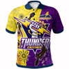 Melbourne Custom Polo Shirt - The Indigenous Melbourne Thunder Catcher