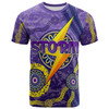 Melbourne Storm T-shirt - Custom Aboriginal Inspired Melbourne Storm T-shirt