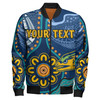 Parramatta Eels Bomber Jacket - Custom Indigenous Parramatta Eels Bomber Jacket