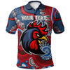 Sydney Roosters Custom Polo Shirt - Indigenous Sydney Roosters