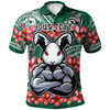 South Sydney Rabbitohs Polo Shirt - Custom Polynesian Super South Sydney Rabbitohs Polo Shirt