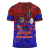 Newcastle Knights Custom Indigenous T-shirt - Stand Up Newcastle Knights Our Town Our Team T-shirt