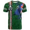 South Sydney Rabbitohs T-shirt - Custom South Sydney Rabbitohs With Camouflage and Australia Flag T-shirt