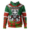 South Sydney Rabbitohs Hoodie - Custom Souths with Anzac Poppy Hoodie