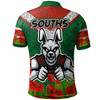 South Sydney Rabbitohs Polo Shirt - Custom Souths with Anzac Poppy Polo Shirt