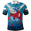 Cronulla-Sutherland Sharks Polo Shirt - Custom Anzac Day Cronulla-Sutherland Sharks Polo Shirt