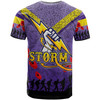 Melbourne Storm T-shirt - Custom Anzac Day Melbourne Storm T-shirt