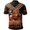 Wests Tigers Polo Shirt - Custom Anzac Day Wests Tigers Polo Shirt