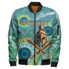 Gold Coast Titans Bomber Jacket - Custom Super Gold Coast Titans Bomber Jacket