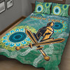 Gold Coast Titans Quilt Bed Set - Custom Super Gold Coast Titans Quilt Bed Set