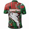 Australia South Sydney Rabbitohs Custom Polo Shirt - Indigenous Dreaming Souths "Live A Red Green Life" Polo Shirt