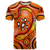 Indigenous Dreamtime Mother Rainbow Serpent Custom T-Shirt