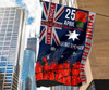 Australia Happy Anzac Day Flag - Lest We Forget Australia Flag Ver2