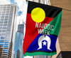 Australia Naidoc Week Combination Flag - Indigenous Australian Flags and Torres Strait Islander flag