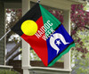 Australia Naidoc Week Combination Flag - Indigenous Australian Flags and Torres Strait Islander flag