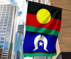 Australia Naidoc Week Combination Flag - Indigenous Australian and Torres Strait Islander