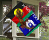 Custom Australia Naidoc Week Flag - Indigenous Australian Lizard Naidoc Style