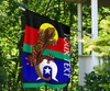 Custom Australia Naidoc Week Flag - Indigenous Australian Lizard Naidoc Style