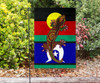 Australia Naidoc Week Flag with Indigenous Australian Lizard