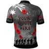 Australia Anzac Polo Shirt - Custom Anzac Fathers Soldiers Heroes Polo Shirt