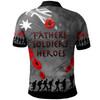 Australia Anzac Polo Shirt - Custom Anzac Fathers Soldiers Heroes Polo Shirt