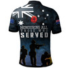 Australia Anzac Polo Shirt - Honouring All Those Who Served Polo Shirt