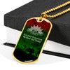 Australia Anzac Military Dog Tag Necklace - Australia Remember