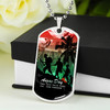 Australia Anzac Military Dog Tag Necklace - They Gave Their Today For Your Tomorrow