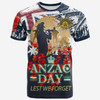 Australia Anzac Day T-shirt - Remembrance Poppy Lest We Forget