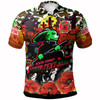 South Sydney Rabbitohs Camouflage Anzac Custom Polo Shirt - Souths Anzac Day Lest We Forget Spirit