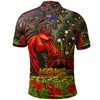 Brisbane Brisbane Broncos Custom Polo Shirt - Anzac Broncos with Remembrance Poppy and Indigenous Patterns Polo Shirt