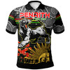 Penrith Panthers Anzac Custom Polo Shirt - Anzac Rugby Aboriginal Inspired Pattern Polo Shirt