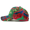 Souths Anzac Day Custom Watercolour Cap - Remembrance Indigenous Souths With Poppy Flower