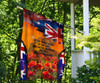 Australia Anzac Day Flag - We Will Remember Them Anzac Quotes Poppy Flower Flag