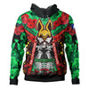 South Sydney Rabbitohs Anzac Watercolour Hoodie - Custom Remembrance Souths With Aboriginal Inspired Poppy Flower
