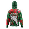 Australia South Sydney Rabbitohs Custom Hoodie - Indigenous Dreaming Souths "Live A Red Green Life" Hoodie