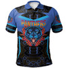 Panthers Rugby Polo Shirt - Custom Angry Panther Style Polo Shirt