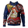 Australia Sydney Anzac Custom Hoodie - Anzac Day Sydney Aboriginal Inspired Hoodie