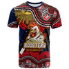 Australia Sydney Anzac Custom T-Shirt - Anzac Day Sydney Aboriginal Inspired T-Shirt