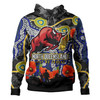 North Queensland Cowboys Custom Hoodie - Anzac Day North Queensland Cowboys Aboriginal Inspired Culture Hoodie