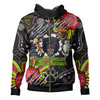 Australia Penrith City Custom Hoodie - Mighty Black The Proud Of Penrith Indigenous Scratch Hoodie