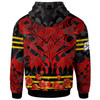 Waikato Chiefs Rugby Hoodie - Anzac Day Waikato Chiefs Maori Pattern with Poppy Flowers Hoodie