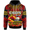 Waikato Chiefs Rugby Hoodie - Anzac Day Waikato Chiefs Maori Pattern with Poppy Flowers Hoodie