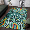 Australia Aboriginal Area Rug - Aboriginal Emu Artwork